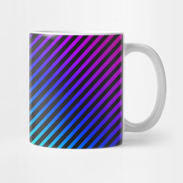 DIAGONAL STRIPES, RAINBOW COLOURS by CliffordHayes